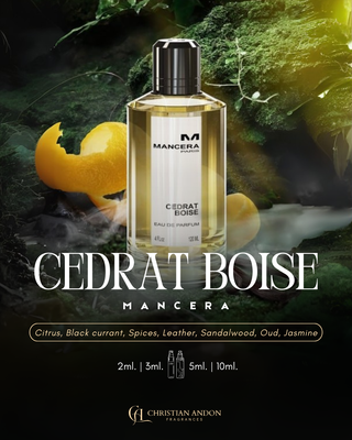 CA Fragrances Mancera Cedrat Boise